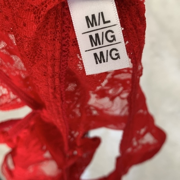 MAPALE RED LACE BODYSUIT - Picture 12 of 13